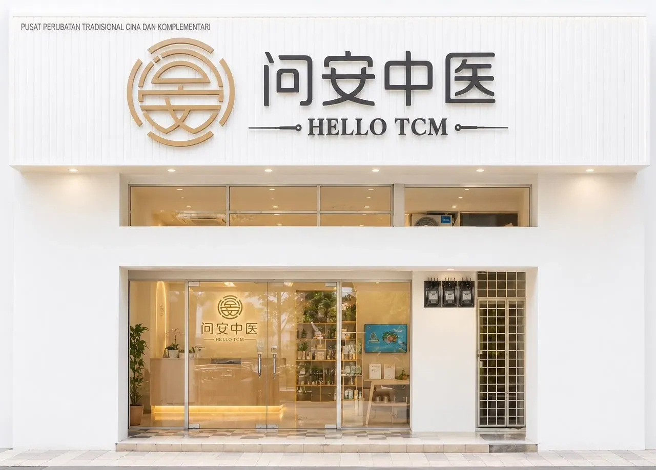 位于 Bandar Sri Damansara 的问安中医诊所外观
